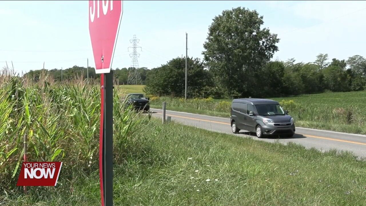 Engineer's office addressing cornfields causing visibility issues for drivers at intersections